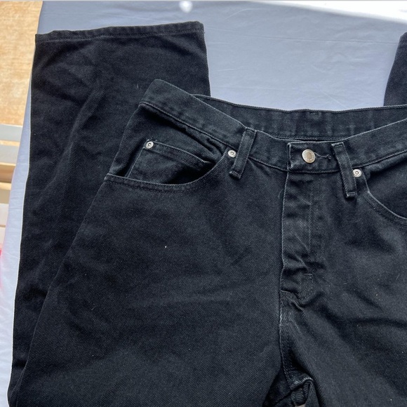 BLACK WIDE LEGGED WRANGLERS - Picture 2 of 4